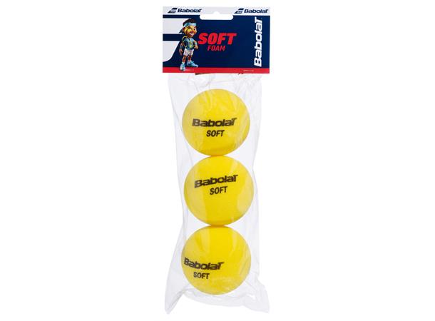 Babolat Soft Foam Tennisball Skumball - Pose med 3 tennisballer